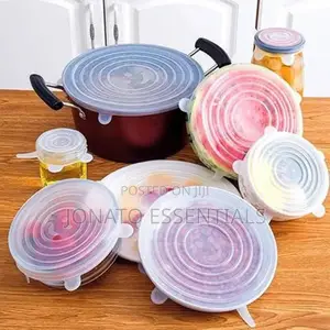 6pcs Silicone Food Covers, Stretch Silicone Cover