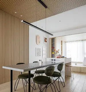 Gold Modern Fluted Wall Panel