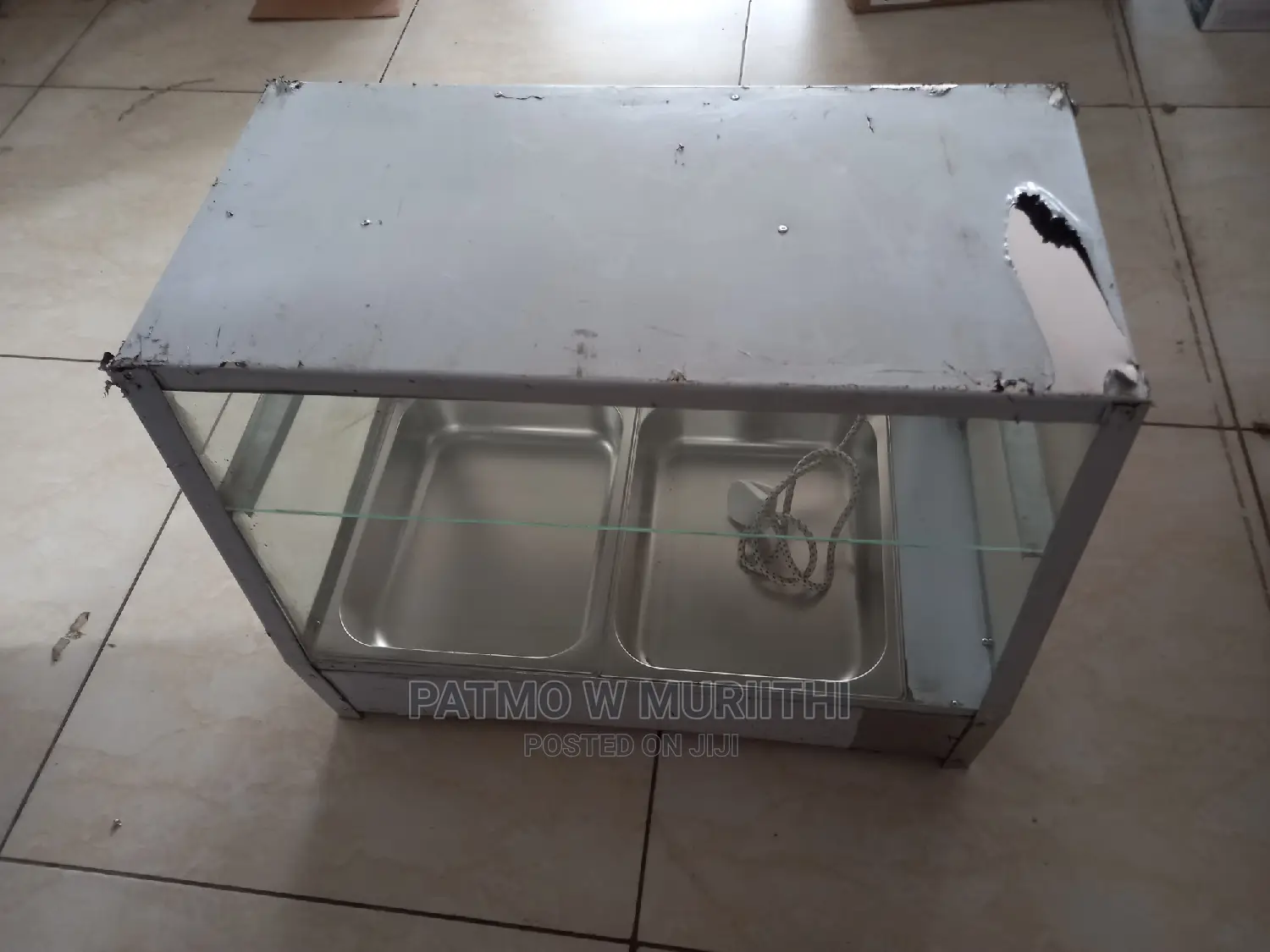 Food/Chips Warmer Double Tray
