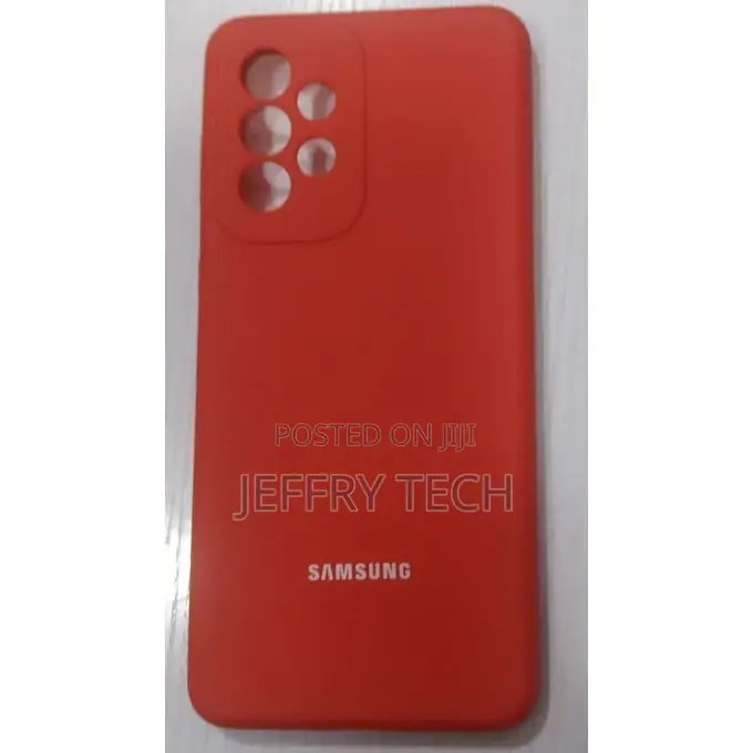 Samsung Galaxy A33 5G Silicone Back Case Red