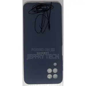 Samsung Galaxy A22 Silicone Backcase With Screen Guard Blue