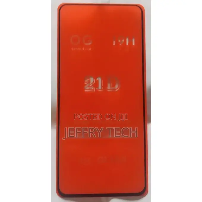 Oppo A54 Tampered Glass Screen Protector - Black