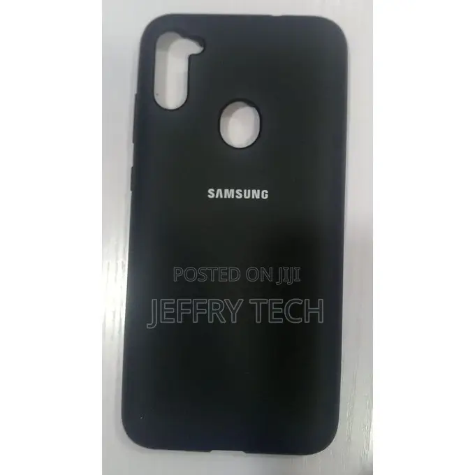 Samsung Galaxy M11/A11 (OUBAN)Silicone Back Case - Black