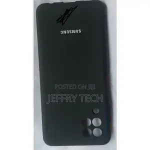 Samsung Galaxy A22 Silicone Back Case-Black