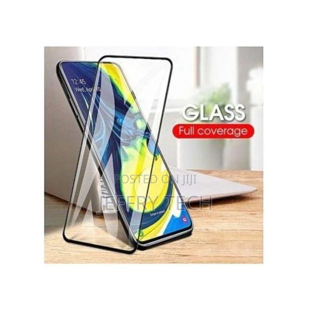 Infinix Note 8 Tampered Glass Screen Protector - Black - main view