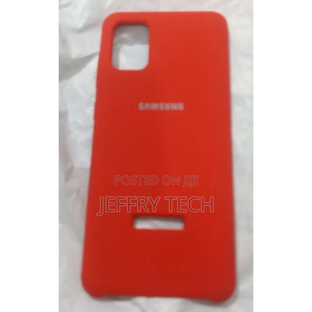 Samsung Galaxy A31 Silicone Back Case Red