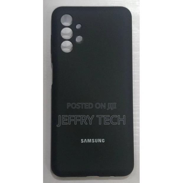 Samsung Galaxy A13 Silicone Back Case Black - main view