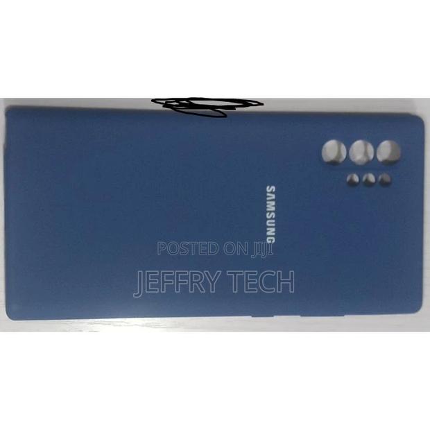 Samsung Galaxy Note 10 Plus Silicone Back Case Blue - thumbnail 2