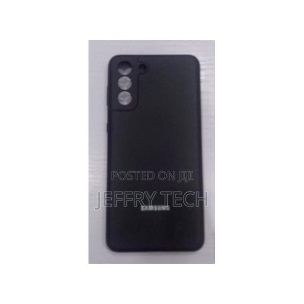 Samsung Galaxy S21+ Silicone With Screenguard Backcase Black