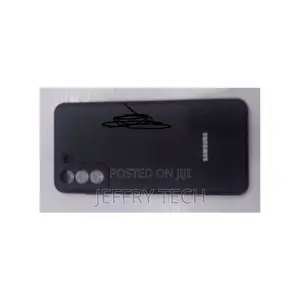 Samsung Galaxy S21+ Silicone With Screenguard Backcase Black