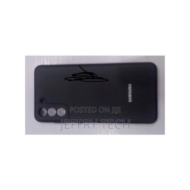 Samsung Galaxy S21+ Silicone With Screenguard Backcase Black - thumbnail 2