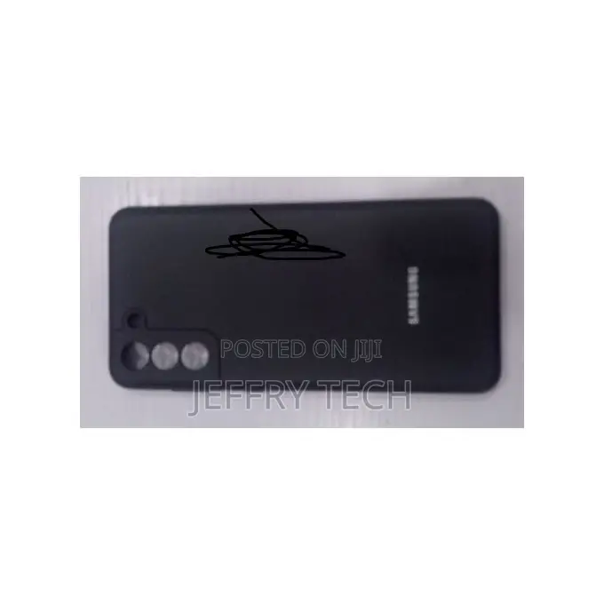 Samsung Galaxy S21+ Silicone With Screenguard Backcase Black
