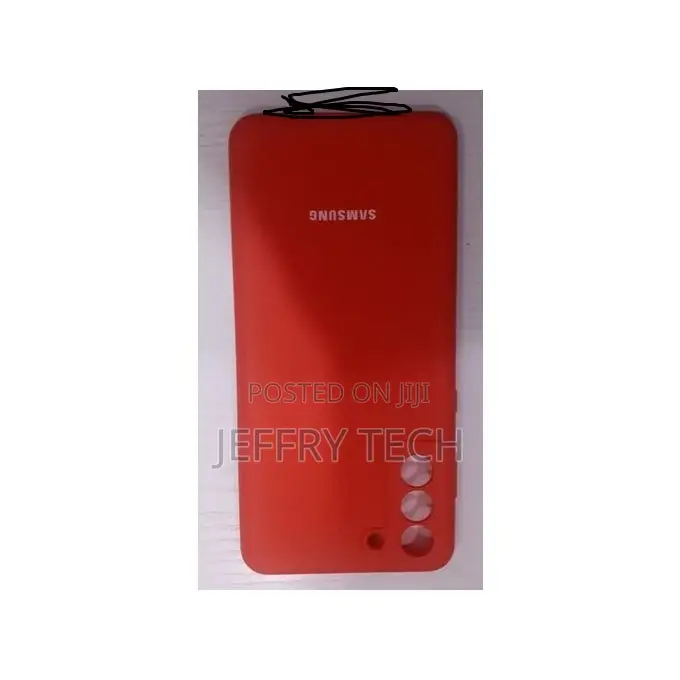 Samsung Galaxy S21+ Silicone With Screenguard Back Case Red