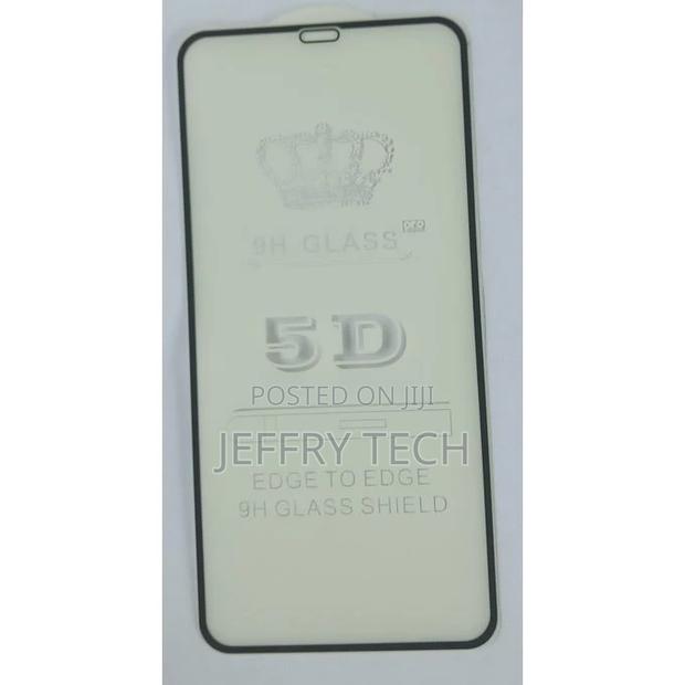 iPhone XS Max Glass Screen Protector - Black - main view