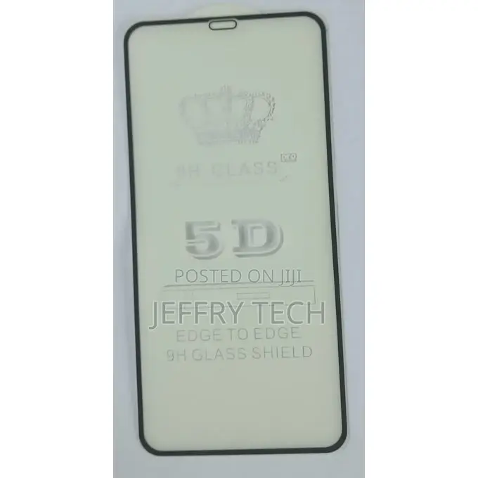 iPhone XS Max Glass Screen Protector - Black