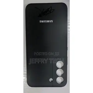 Samsung Galaxy S22 Silicone Back Case With Screenguard-Black