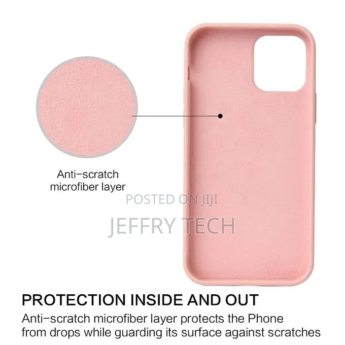 iPhone 12 / 12 Pro Solid Color Liquid Silicone Protective C