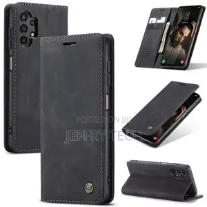 Galaxy A13 4G Case, Retro PU Leather Wallet Case Card Slots