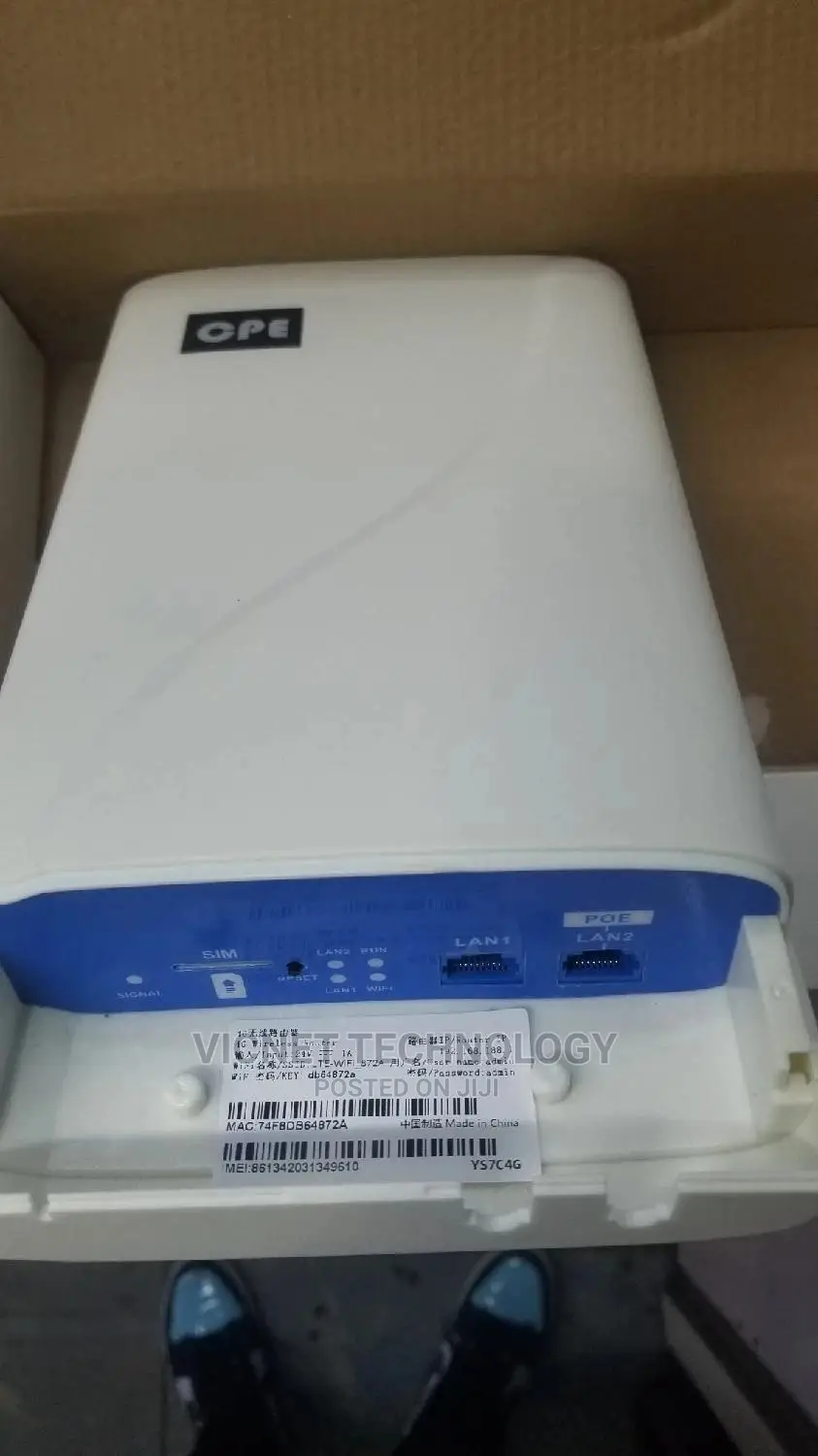 4G Simcard Outdoor Cpe Poe Powered Wireless Wifi Router