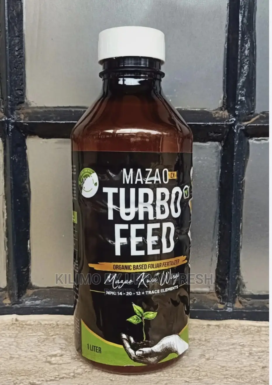 Organic Foliar Fertilizer Mazao 2x Turbo. 1 Ltr.