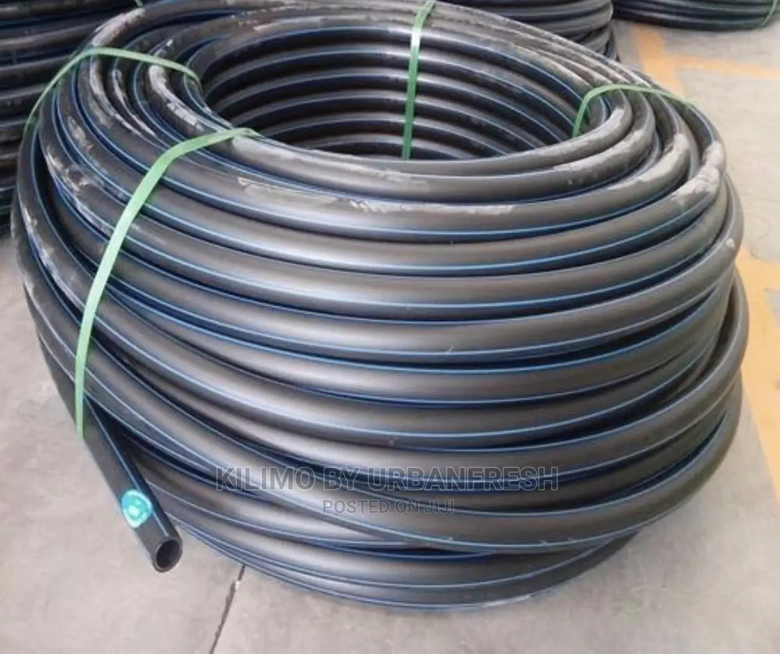 HDPE Pipes 100m. 16mm to 90mm. 1/2” to 3” Available