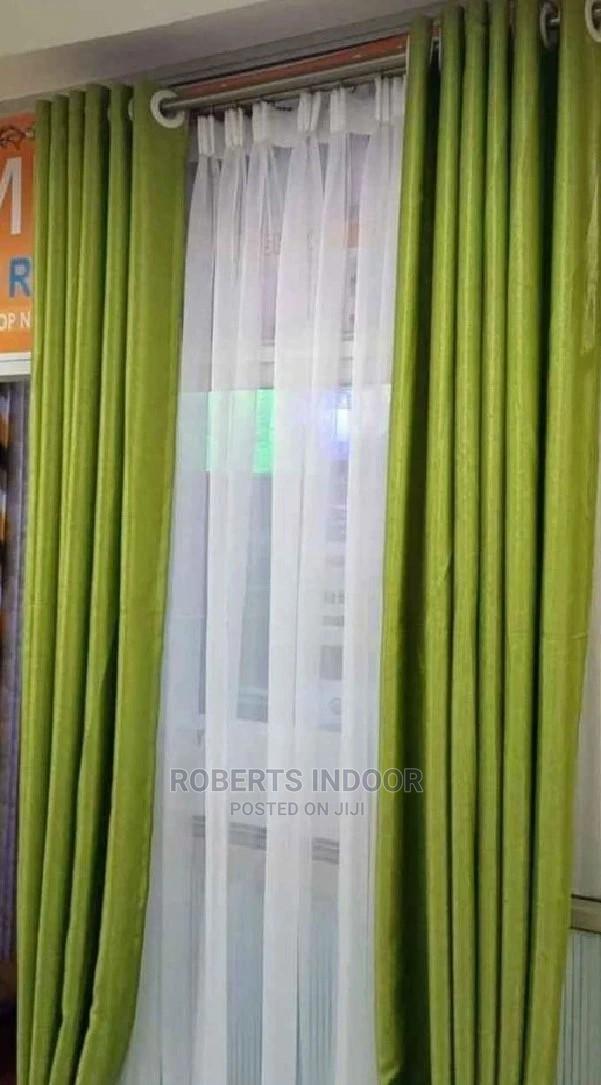 Green Elegant House Curtain