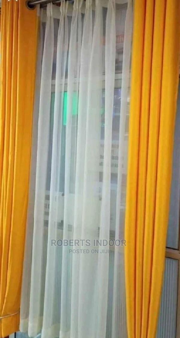 Mustard Yellow House Curtain