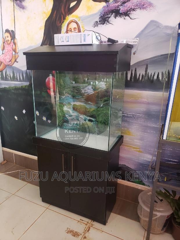 Aquarium Black With Stand - main view