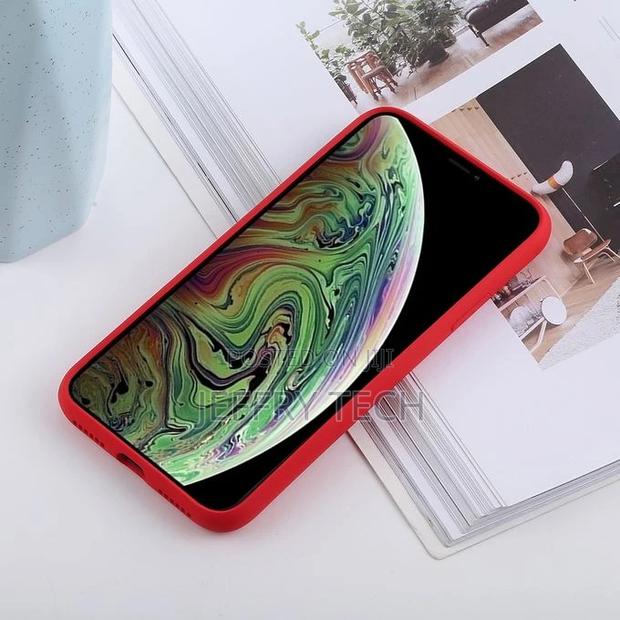 iPhone Xs/X Silicone Red Protective Case - thumbnail 2