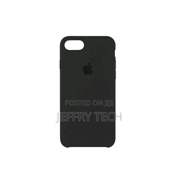 iPhone 7 Silicone Back Case - Black