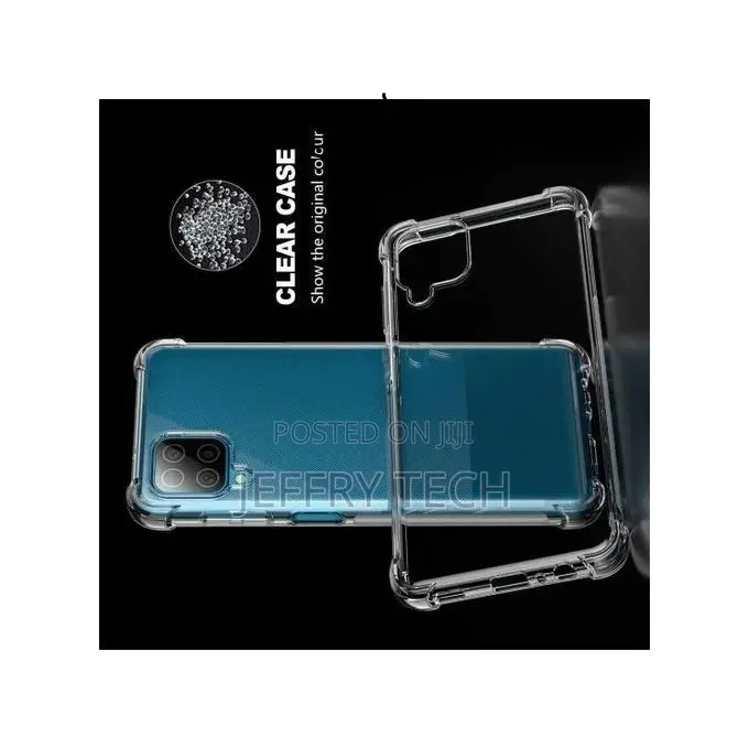 Samsung Galaxy A12 Shock Proof Transparent Back Case
