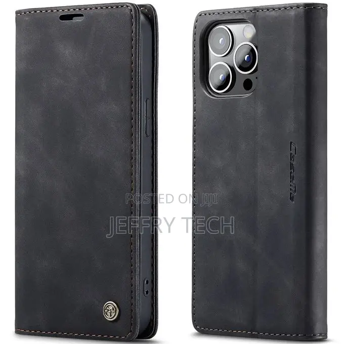 iPhone 13 Pro Max Case, Retro PU Leather TPU Inner Wallet Ca
