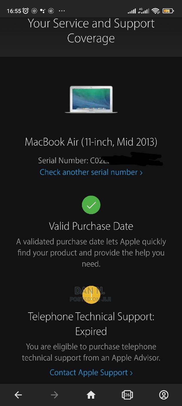 Laptop Apple MacBook Air 2013 8GB Intel Core I5 SSD 128GB - thumbnail 2
