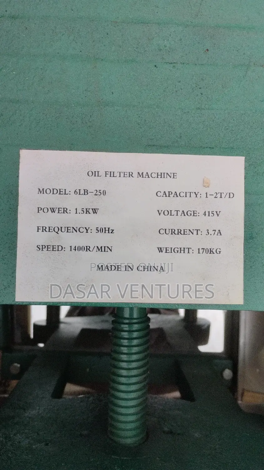Cooking Oil Filter Machine