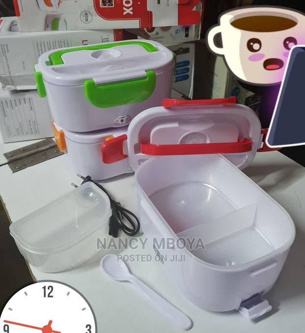 Electric Lunch Box Mettalic Insulated 1.5l