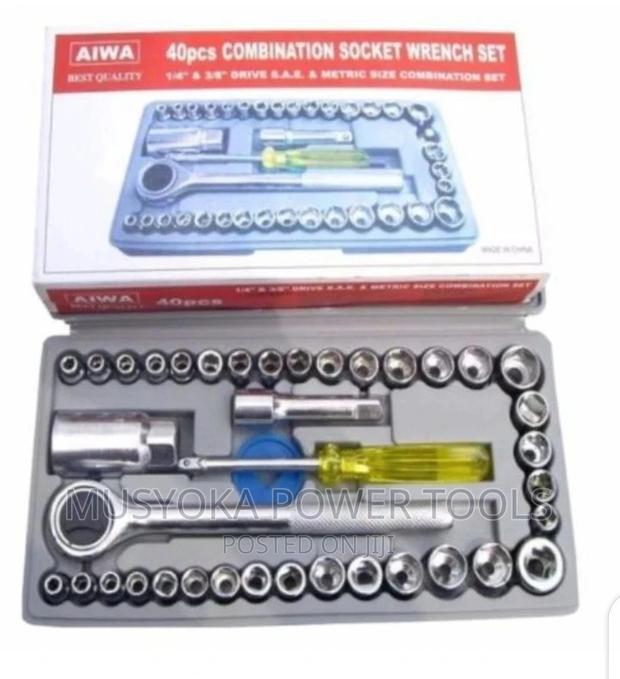 40 Pcs Mini Socket Wrench Set - main view