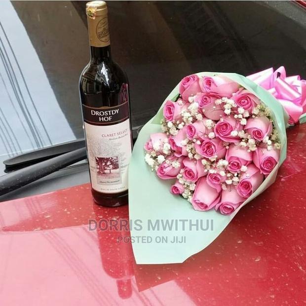 Flower Bouquets With Wine - thumbnail 6
