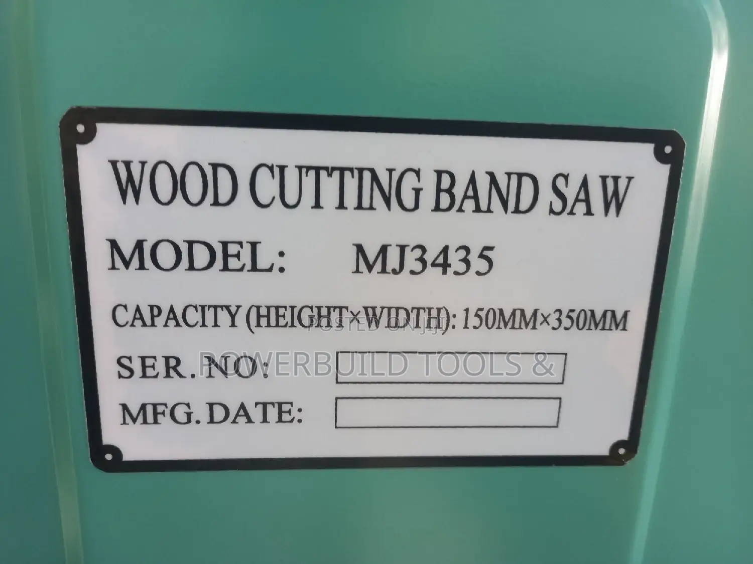 Electric Band Saw(Mj3435)