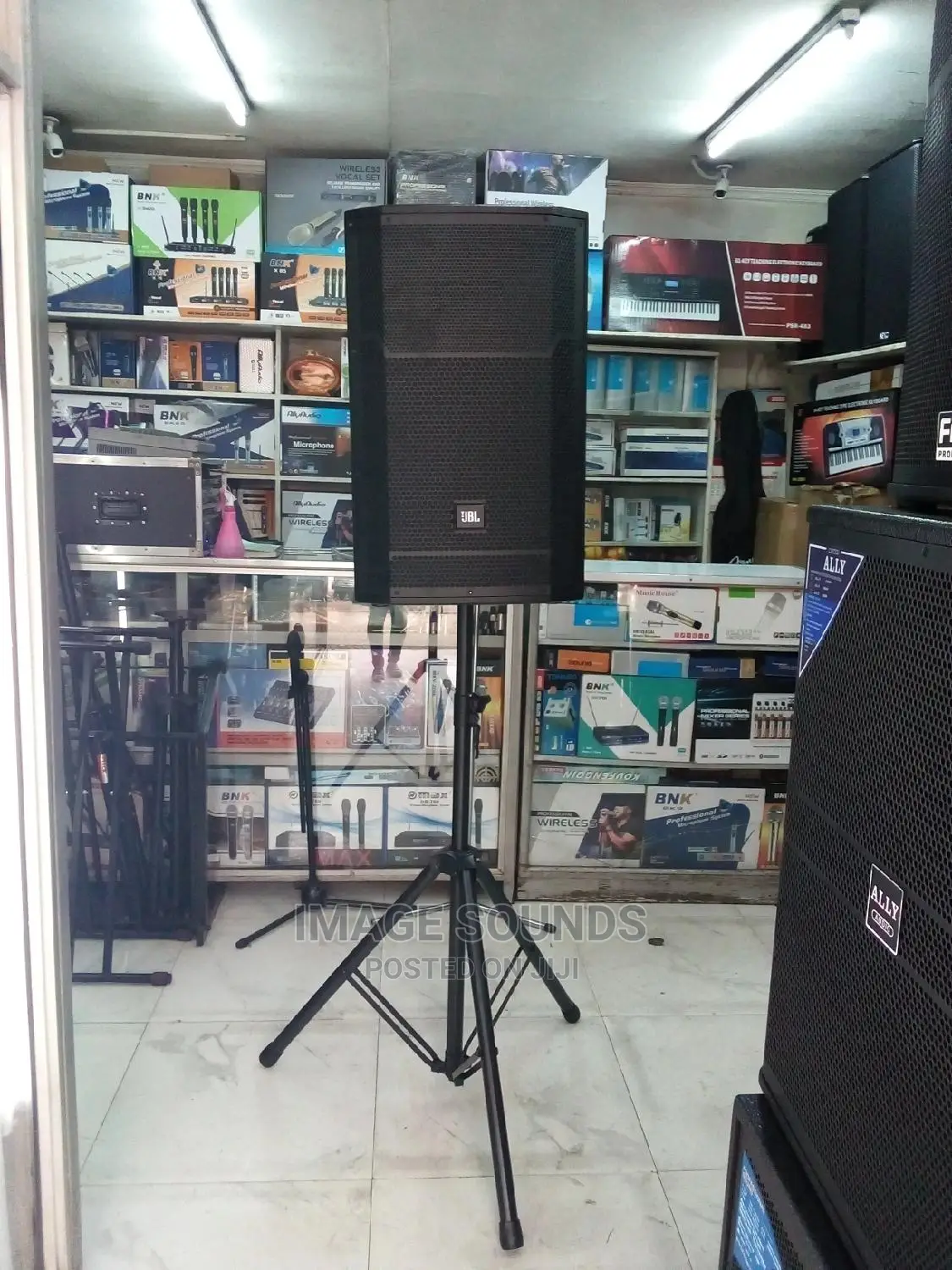 JBL Powered Speaker With Stand