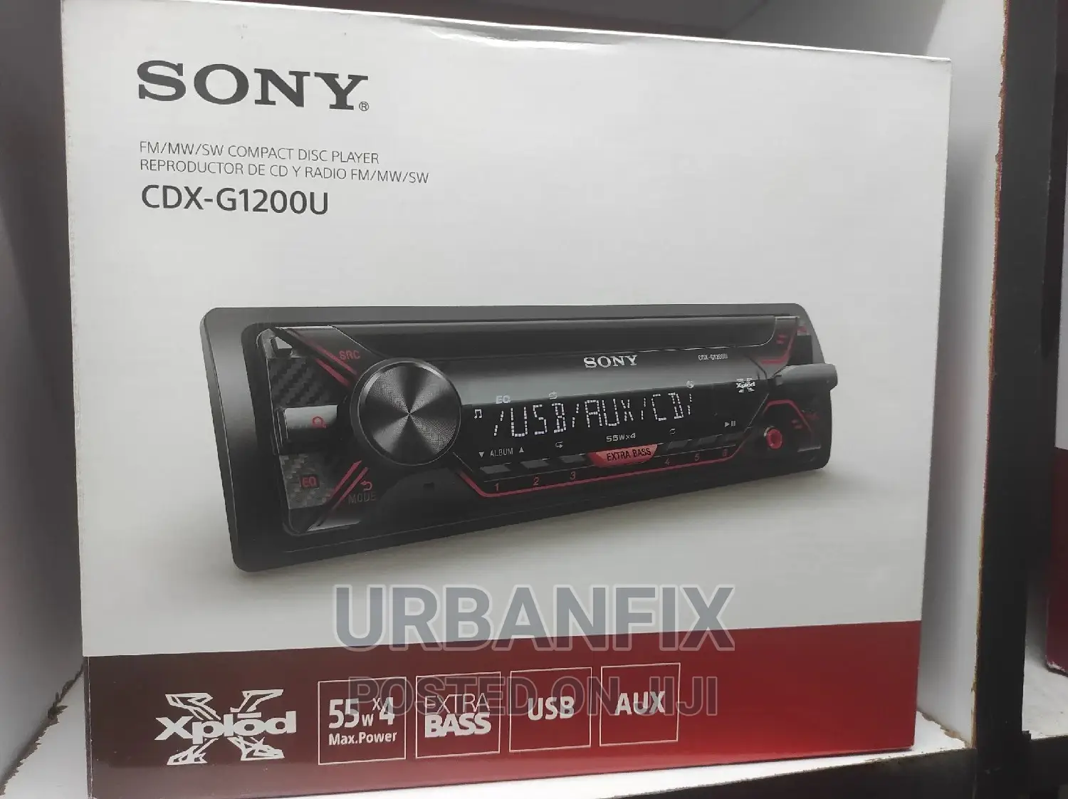 Sony CDX-G1200U Car Radio With CD, USB, AUX