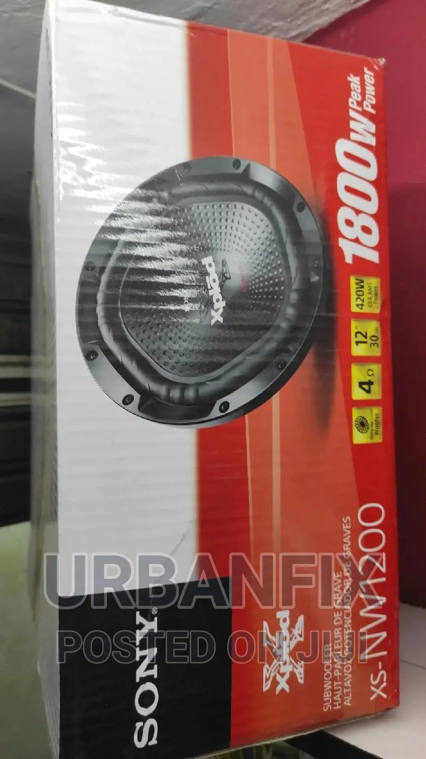 Sony 1800watts 12 Inch Subwoofer