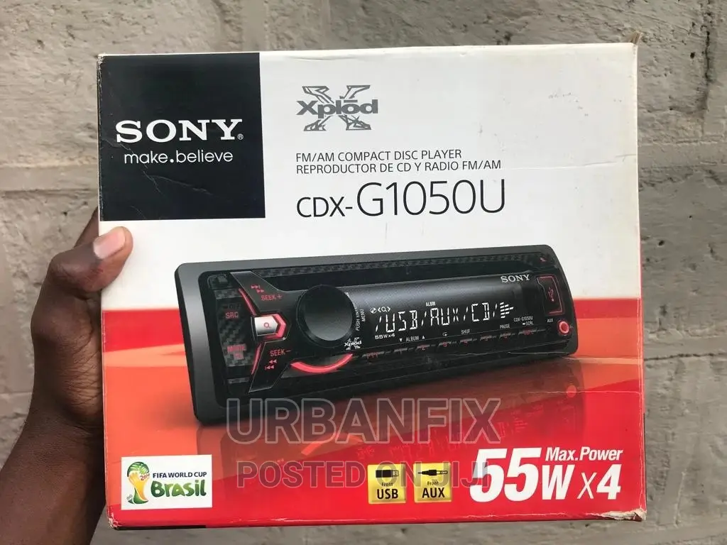 Sony Car Radio With Bluetooth, CD, AUX, USB