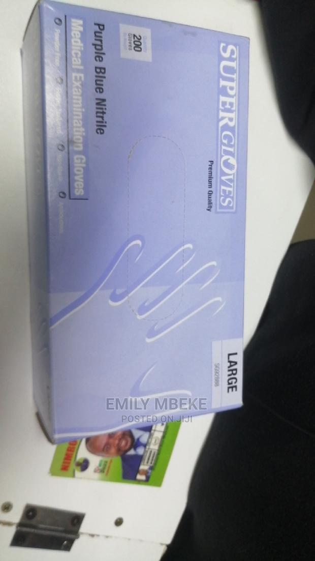 Super Gloves Nitrile Sizes - main view