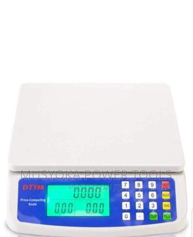 30kg Digital Weighing Scale Machine, DT-580- White