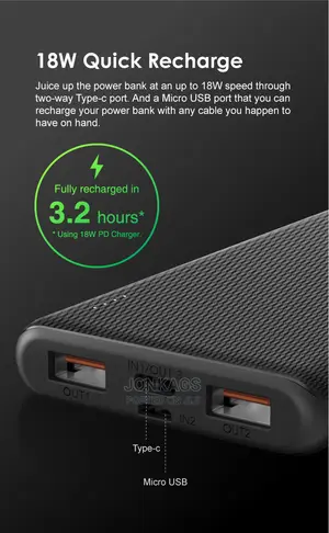 Oroimo Power Bank 1000mah With LED Touch