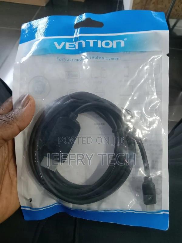 Vention Type-C to HDMI Cable 2M – Black (VEN-CGUBH) - thumbnail 2