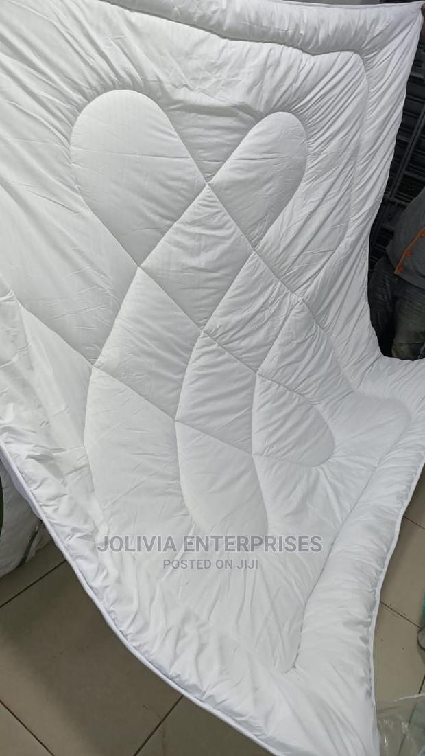 White Stripped Cotton Duvet 4*6