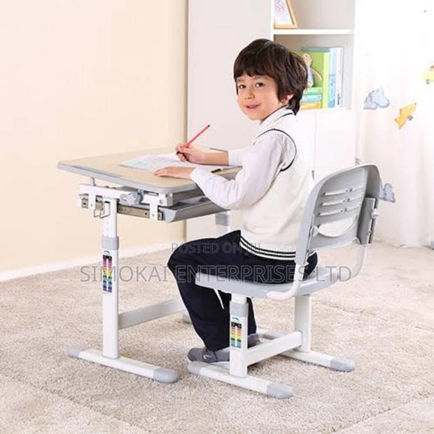 Kids Adjustable Height Study Desks Chairs - main view