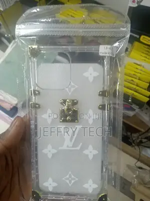 LV Phone Case Soft TPU Clear Cover for iPhone 13 Pro Max