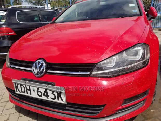 Volkswagen Golf 2015 Red - thumbnail 2